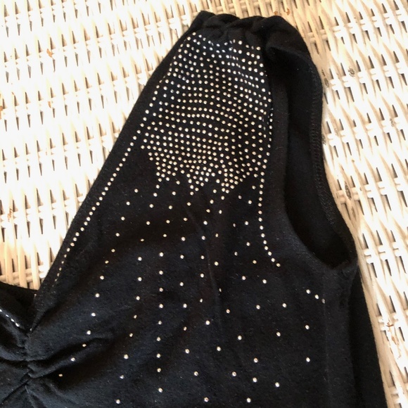 Black sleeveless tank with silver studs - Dynamite - Picture 2 of 2